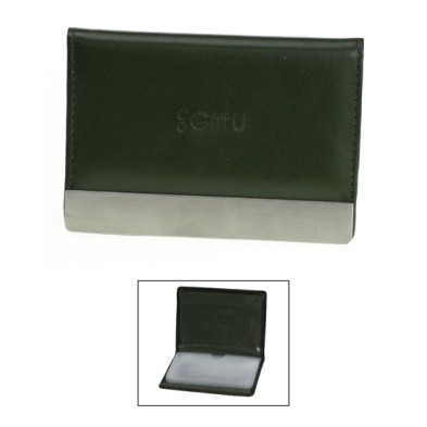 Leather metal name card case (Giftu)